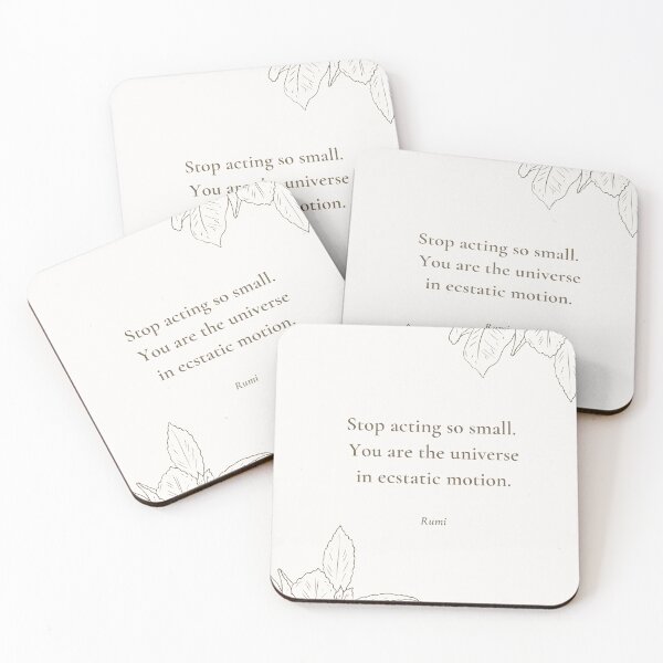 Item preview, Rumi Inspirational Motivation Self Affirmation Quote Minimalist Zen designed and sold by skapastudios.