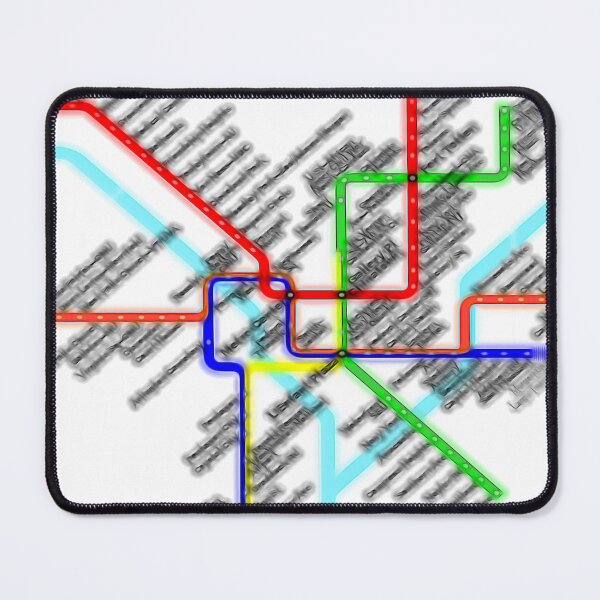 Item preview, Washington DC Metro Map designed and sold by mrthink.
