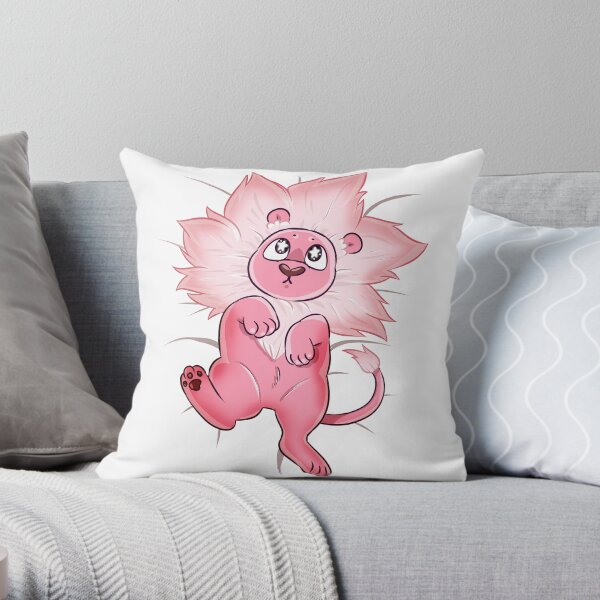 Lion Around Throw Pillow