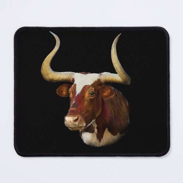 Item preview, Longhorn Head Bust designed and sold by abowlofsoda.