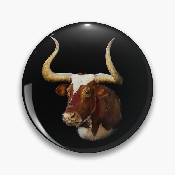 Item preview, Longhorn Head Bust designed and sold by abowlofsoda.
