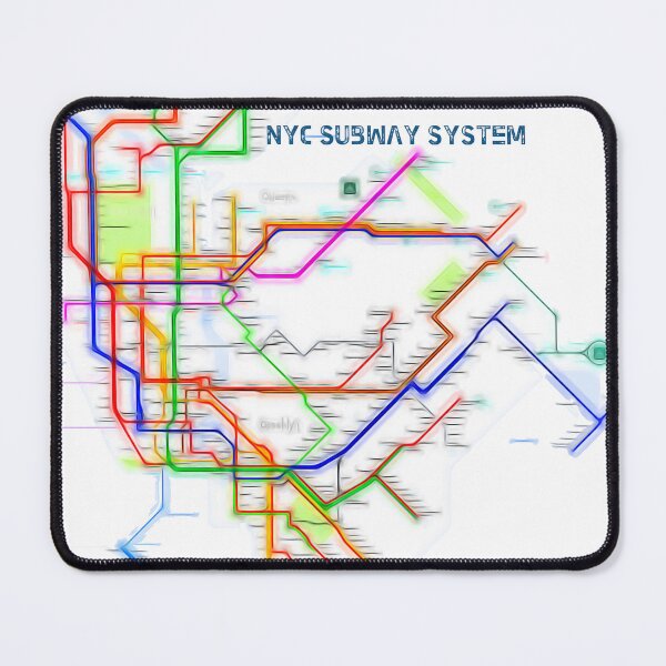 Item preview, NYC Subway Map designed and sold by mrthink.