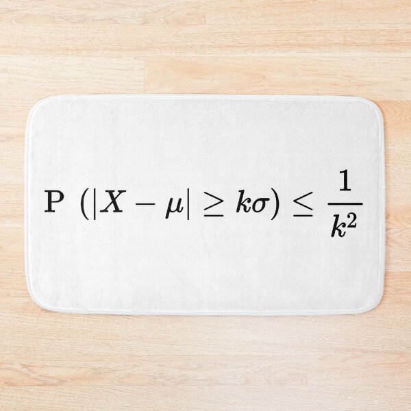 Item preview, Tchebychev inequality of probability theory designed and sold by NoetherSym.