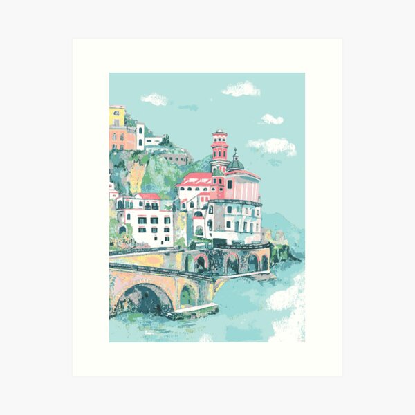 detail Amalfi Art Print