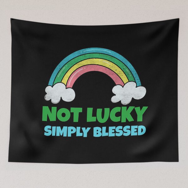 Item preview, Not Lucky Simply Blessed designed and sold by Studioapartment.