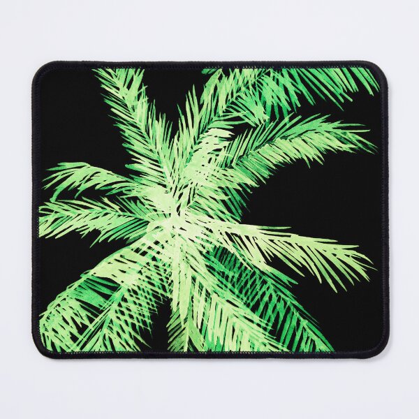 Item preview, palm tree, black background designed and sold by Myartspace.