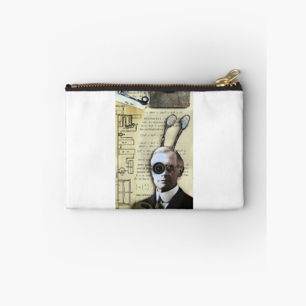 Item preview, Inventor assemblage mixed media collage shadow box original art designed and sold by LindaAppleArt.