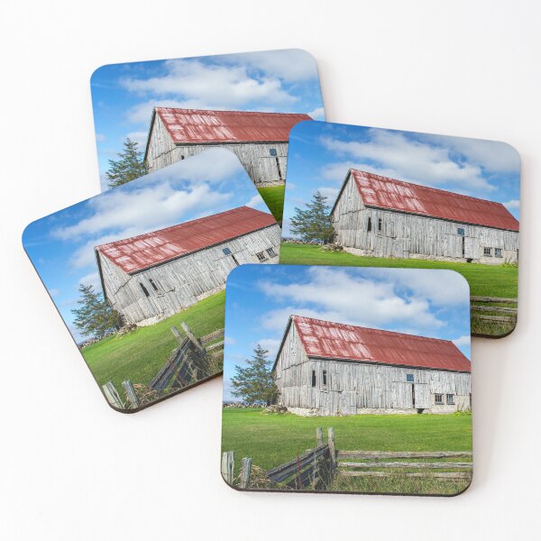 Item preview, Old Barn With Red Roof, Prince Edward County designed and sold by Brian Shaw.