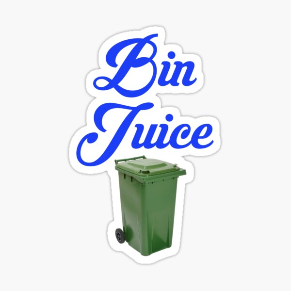 "Bin Juice Funny Rugby Slang" Sticker by EvieFinn Redbubble