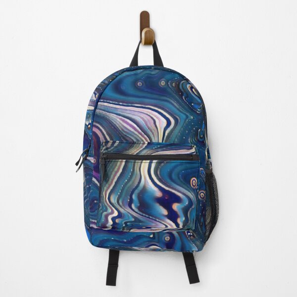 Item preview, Abstract blue waves at night designed and sold by JohnyDas.
