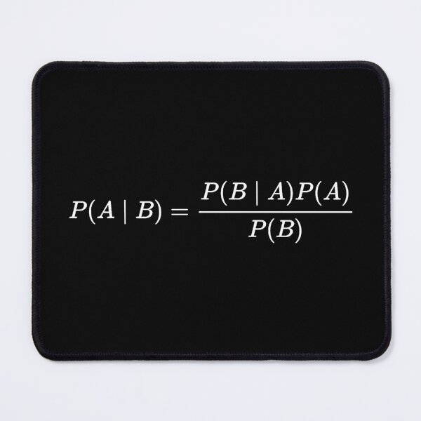 Item preview, bayes theorem of probability theory, math and science designed and sold by NoetherSym.