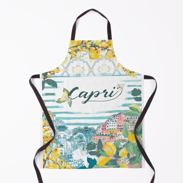 Item preview, Capri Atrani Sorrento, Positano - Italy art poster designed and sold by Katarina Roccella.