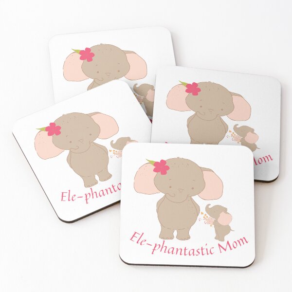 Item preview, Ele-Phantastic Mom - Mother’s Day Cute Elephants for Mommy designed and sold by BeebsAndNugget.