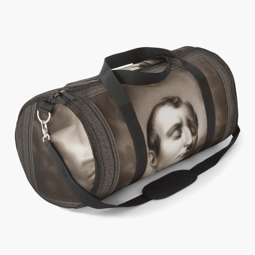 Portrait of the Dead Napoleon by Marie-Victoire Jaquotot 2 Portrait of the Dead Napoleon by Marie-Victoire Jaquotot Remastered Xzendor7 Classical Art Old Masters Reproductions Duffle Bag