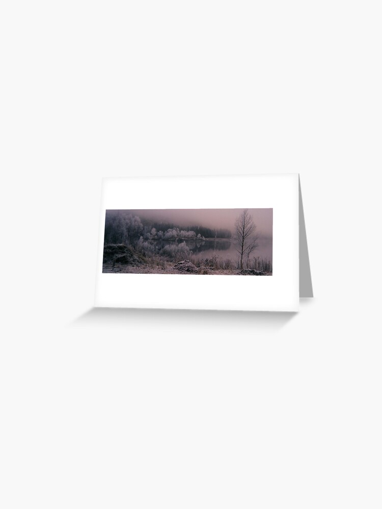 Thumbnail 1 of 2, Greeting Card, Frosty Trees designed and sold by orcadia.