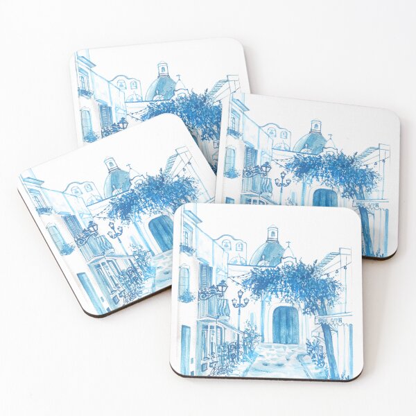 Item preview, Street in Capri - postcard from Italy designed and sold by Katarina Roccella.