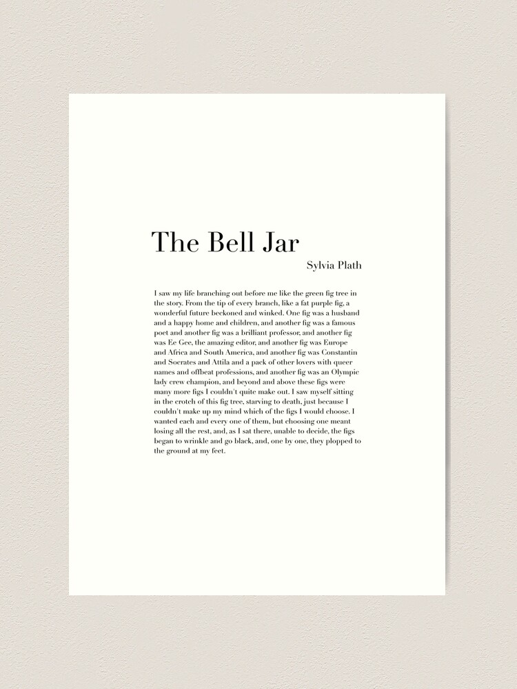 Sylvia Plath Quote the Bell Jar Print, Book Lovers Gifts, Digital Download  Print, I Am, I Am, I Am 