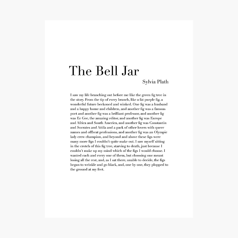 The Bell Jar by Sylvia Plath Poster