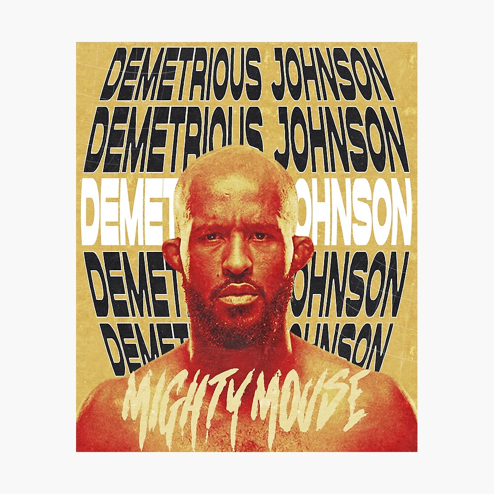Générique Demetrious Johnson UFC MMA Anti Champion 2018 Poster 10754 A3 A3-A4-A5 
