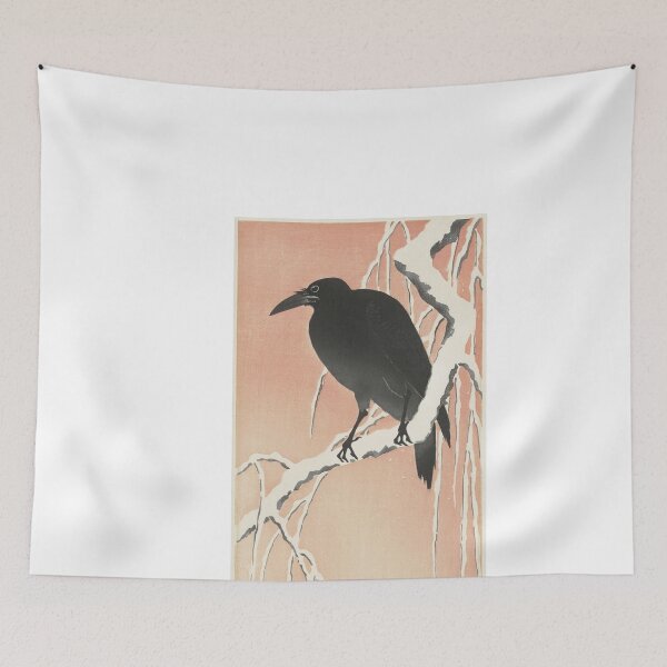 Item preview, Crow on Snowy Branch designed and sold by SFTStudio.
