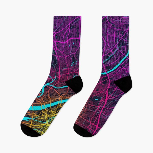 Item preview, Osaka City Map of Kansai, Japan - Neon designed and sold by deMAP.