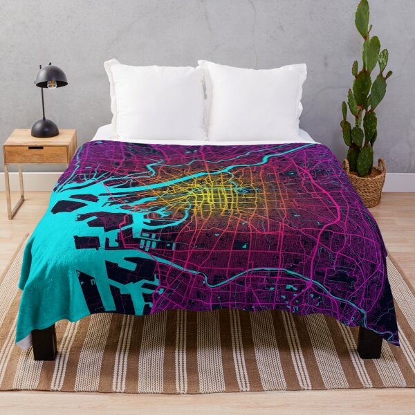 Item preview, Osaka City Map of Kansai, Japan - Neon designed and sold by deMAP.