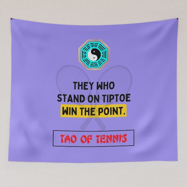 Item preview, Standing on tiptoe - Tao of tennis - The Tao of tennis is aimed at the connoisseurs who practice the art of tennis and at the true lovers of this sport. designed and sold by Primalidentity.