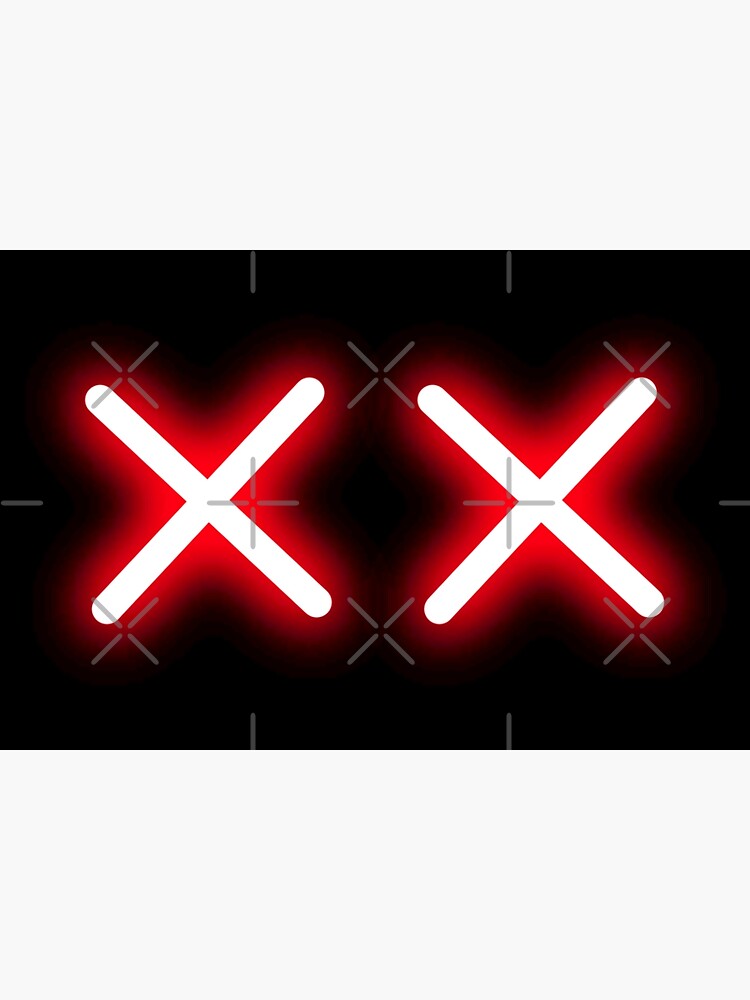 "Double X glowing Eyes Project 863 " Poster for Sale by YOStudios