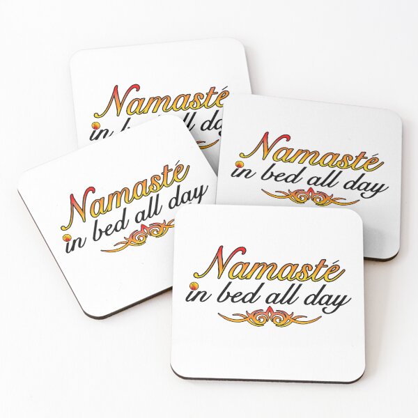 Item preview, Namaste In Bed All Day designed and sold by FireFoxxy.