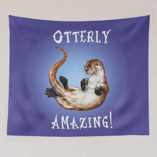 Item preview, Otterly Amazing! | W Cartoon Otter Utterly Amazing!  designed and sold by Snootrac.