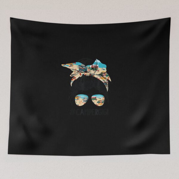 Item preview, Camping Gigi Life Messy Bun Mother's Day Camping Lovers designed and sold by AnzoLissette.