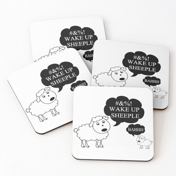 Item preview, Sheep Says Wake Up Sheeple designed and sold by FireFoxxy.