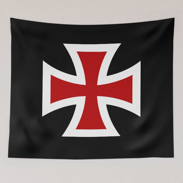 Item preview, Knights Templar Cross (Outlined) designed and sold by Ukid.