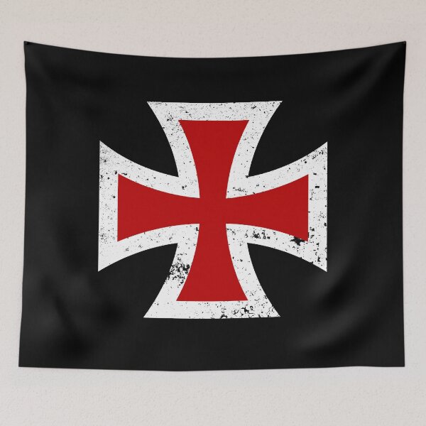 Item preview, Knights Templar Cross (Grunge Outline) designed and sold by Ukid.