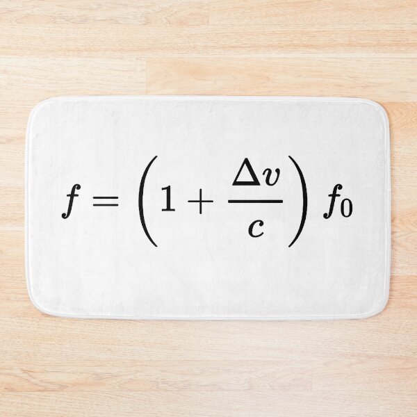 Item preview, doppler effect, physics and science designed and sold by NoetherSym.