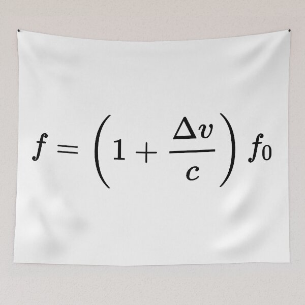 Item preview, doppler effect, physics and science designed and sold by NoetherSym.