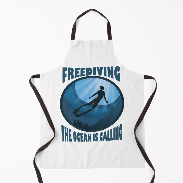 Item preview, Freediving The Ocean Is Calling designed and sold by TheInkElephant.