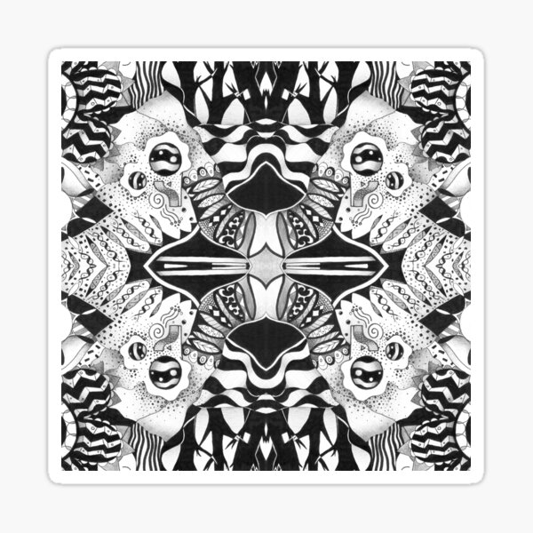 Back and Forth Full Circle Sticker