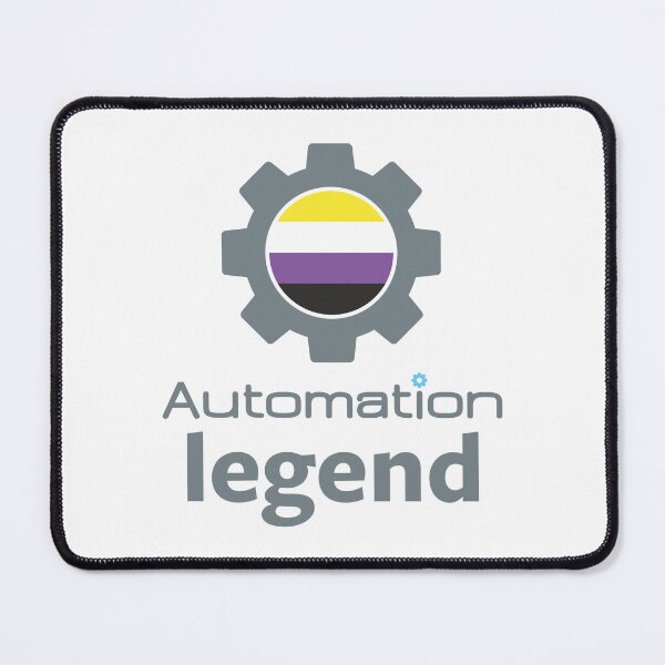 Item preview, Automation Legend Non-Binary designed and sold by automationart.