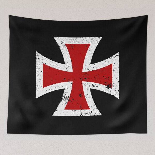 Item preview, Knights Templar Cross (Battle Damage) designed and sold by Ukid.