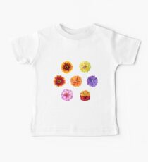 Aquarell Zinnie-Set Baby T-Shirt