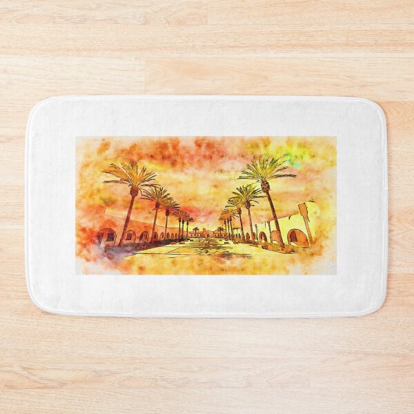 Item preview, Chula Vista city hall and civic center - pen and watercolor painting designed and sold by NickoPrints.