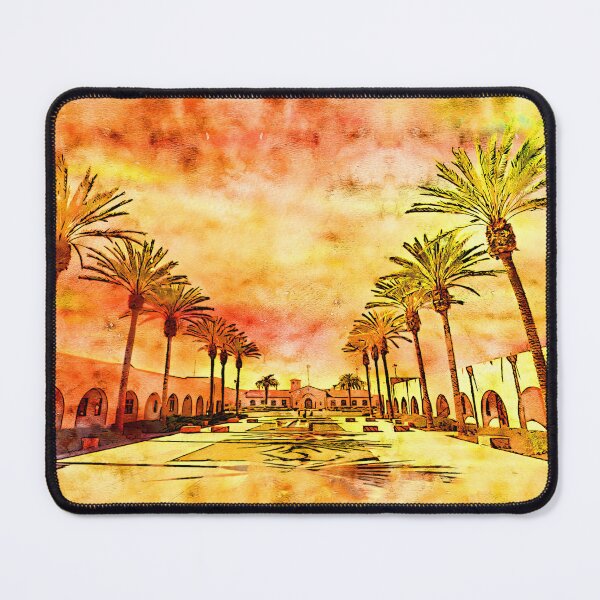 Item preview, Chula Vista city hall and civic center - pen and watercolor painting designed and sold by NickoPrints.