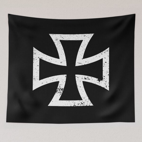 Item preview, Knights Templar Cross (Grunge Outline Black) designed and sold by Ukid.