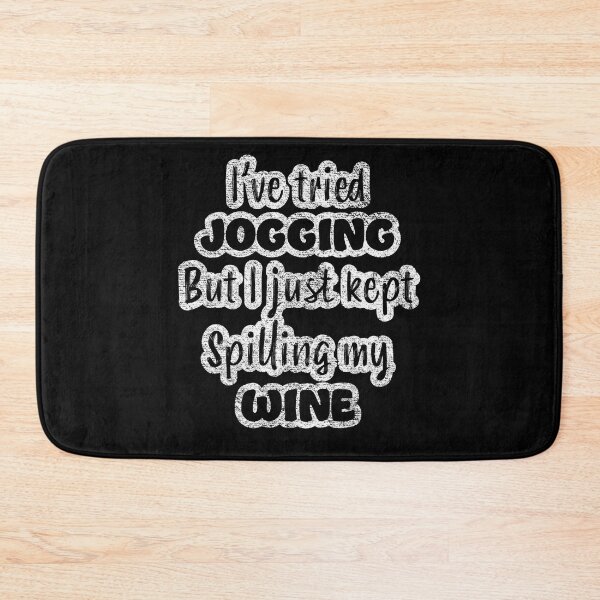 Item preview, Jogging and wine don't mix funny design designed and sold by Ideallity.