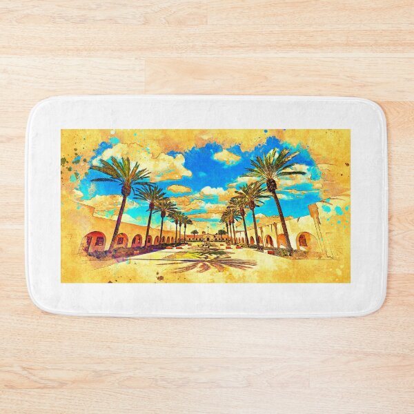 Item preview, Chula Vista city hall and civic center - digital painting designed and sold by NickoPrints.