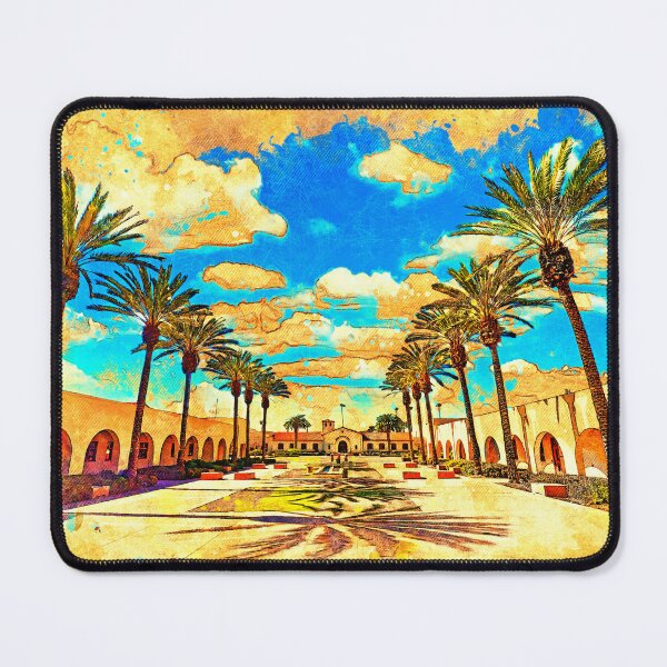 Item preview, Chula Vista city hall and civic center - digital painting designed and sold by NickoPrints.