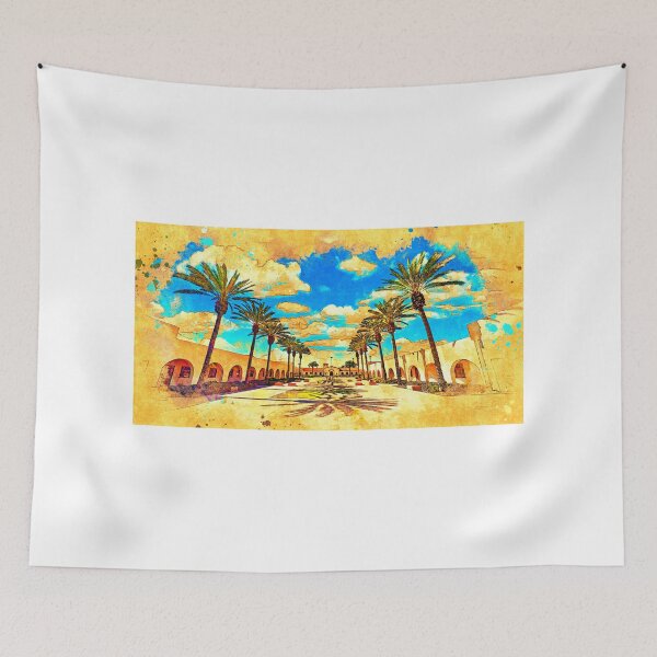 Item preview, Chula Vista city hall and civic center - digital painting designed and sold by NickoPrints.