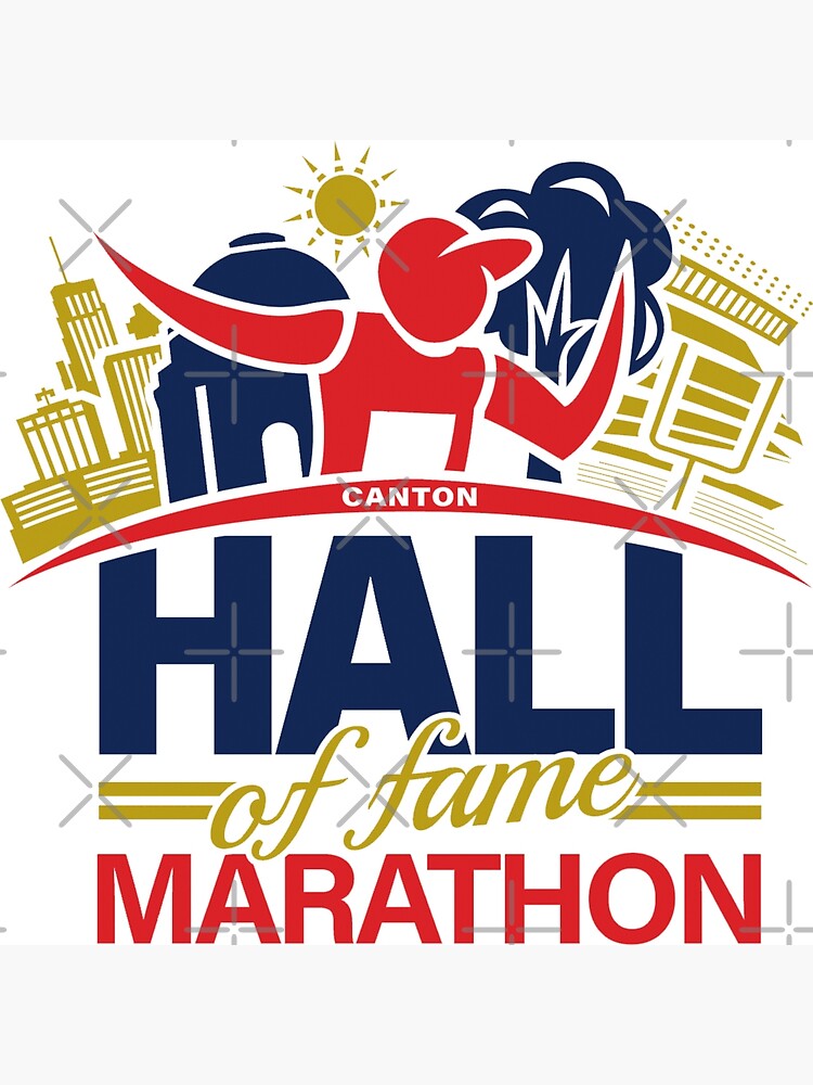 "Canton Hall of Fame Marathon" Poster for Sale by wondercreep Redbubble