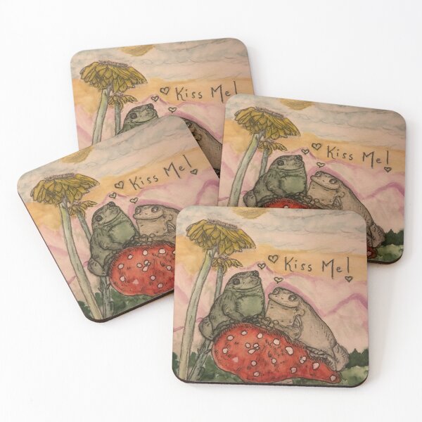 Item preview, Kiss Me Frogs designed and sold by esvelethebard.